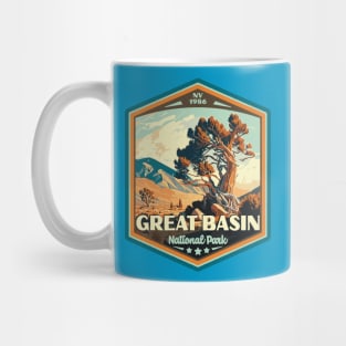 Great Basin National Park  Vintage WPA Style National Parks Art Mug